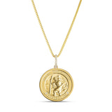 14k St. Christopher "Protect Us" Pendants & Necklaces