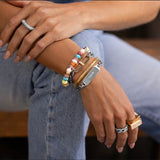 Custom Engravable Silver Signature Gwyneth ID Bracelet