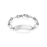 Custom Engravable Silver Signature Gwyneth ID Bracelet