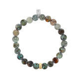 Men's Mr. LOWE African Turquoise Bracelet with 14k Gold Rondelle - 8mm