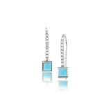 Arizona Turquoise Gift Set with Turquoise and Diamond Earrings and Bracelets