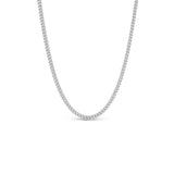 Sterling Silver Curb Chain Necklace - 18"