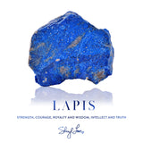 Men's Mr. LOWE Lapis & Silver Bracelet with African Bead - 8mm