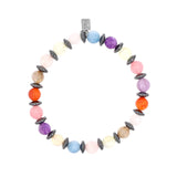 Men's Mr. LOWE Chakra with Hematite Disks Bracelet - 8mm