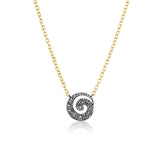 Miramar Diamond Cobblestone Pendant Necklace - 18"