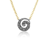 Miramar Diamond Cobblestone Pendant Necklace - 18"