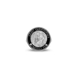 Men's Mr. LOWE St. Christopher with Black Enamel Ring