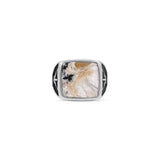 Men's Mr. LOWE Sonoran White Buffalo Square Ring