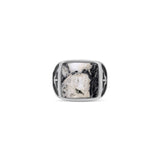Men's Mr. LOWE Sonoran White Buffalo Square Ring