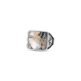 Men's Mr. LOWE Sonoran White Buffalo Square Ring