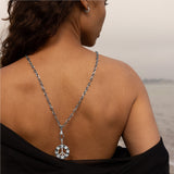 Peace & Love Manifestation Medallion Only or on Small Soho Chain Necklace - 30"