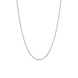 Silver Franco Chain Necklace - 18" & 28"