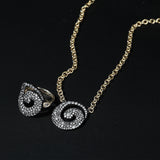 Miramar Diamond Cobblestone Pendant Necklace - 18"