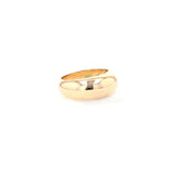 14k Gold Domed Band Ring
