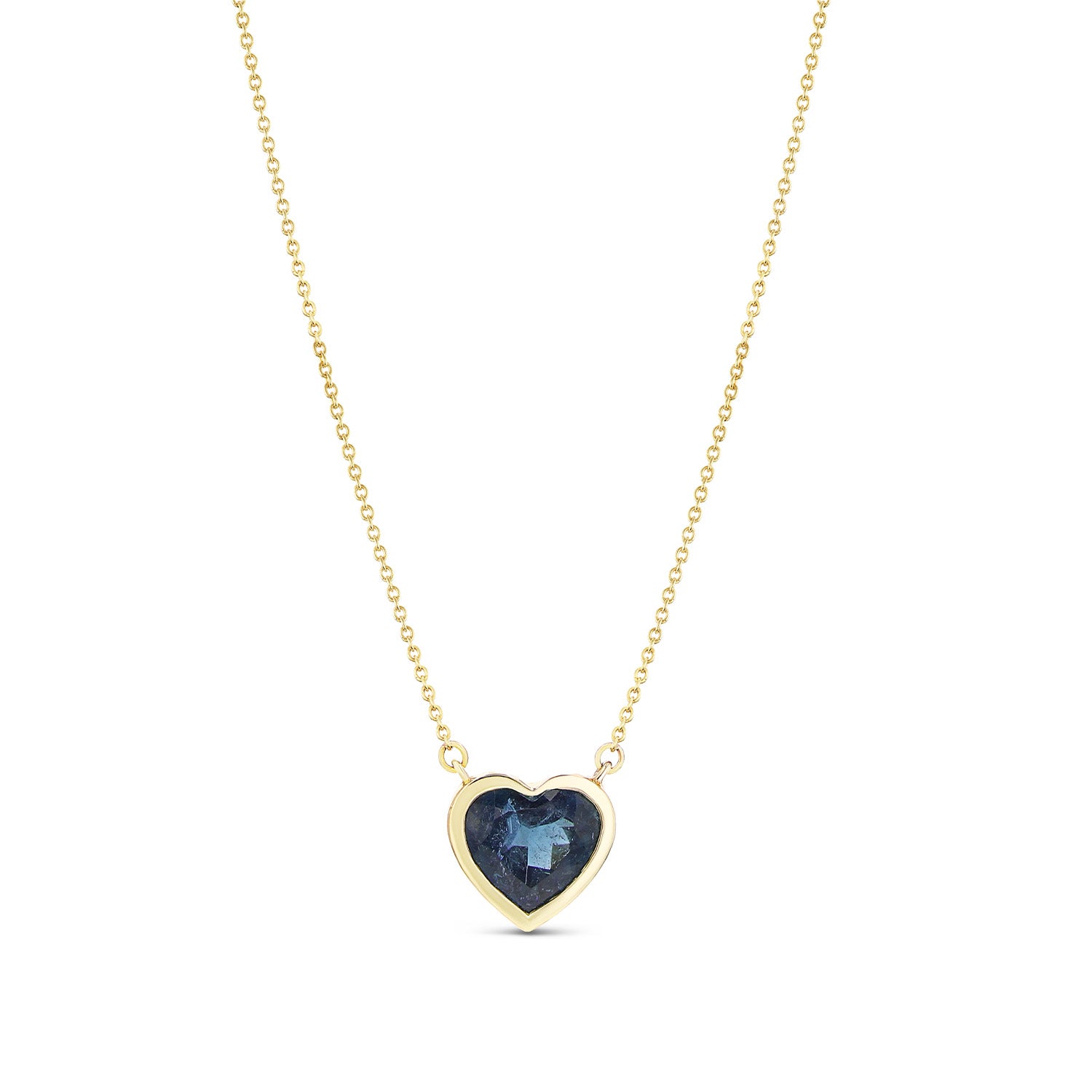 Topaz Heart Jaded London Blue Topaz 14k London Blue Topaz Heart