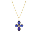 14k Blue Tanzanite & Diamond Pendant - One of a Kind