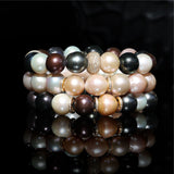 14k Pacific Coast Pearl Stack - Multi Color Pearls - One of a Kind