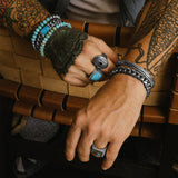 Men's Mr. LOWE Southwest Turquoise Bracelet- 8mm