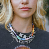 Rainbow Opal Candy Necklace - 18"