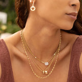 14k Illusion Emerald Cut Diamond Necklace