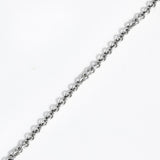 Short Cable Chain Necklace with Diamond Claw Clasp - 17"