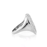 Diamond Folded Angel Wings Ring