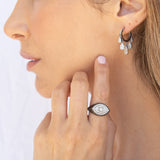 Five Drop Shaker Diamond Earrings