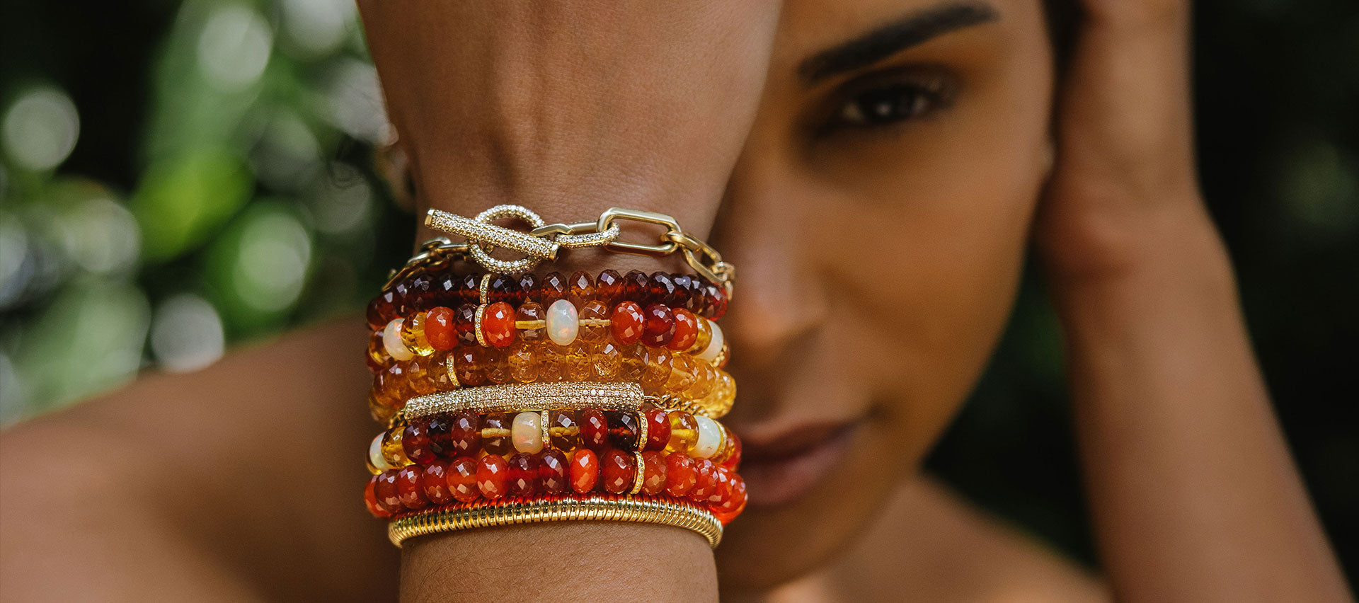 Gemstone Bead Bracelets