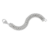 Double Strength Diamond and Chain Bracelet