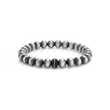 Mr. LOWE Silver Bead Bracelet with African Bead - 8mm