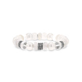 Pearl, Moonstone, Crystal and Diamond Bracelet