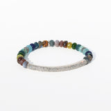 Bracelet Montecito Nights à perles mélangées avec barrette en diamant - 7 mm