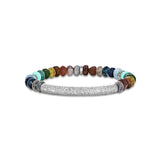 Bracelet Montecito Nights à perles mélangées avec barrette en diamant - 7 mm
