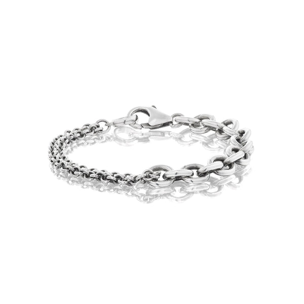 Double Cable Chain Bracelet – Sheryl Lowe