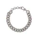 Diamond Curb Chain Bracelet