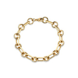 14K Gold & Diamond Soho Link Bracelet