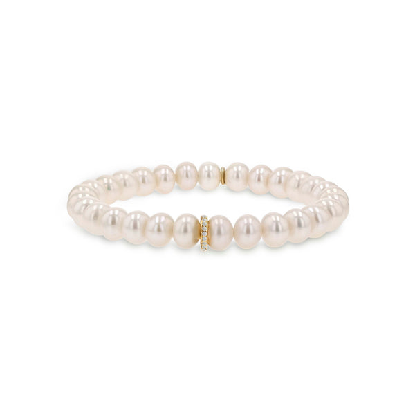 ◆VINTAGE HOLLYWOOD◆ Basic Pearl Bracelet VH24NNBR174M Vintage Modernist Sterling Mother of Pearl Bracelet – Dovetail