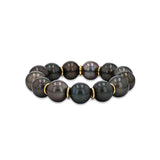 Tahitian Pearl Bracelet with 14k Gold Rondelles - One of a Kind