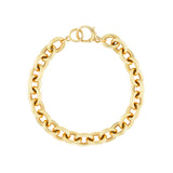 14k Gold Cable Chain Bracelet