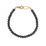 18k Black Diamond Beaded Bracelet