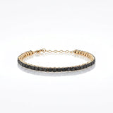 14k Black Diamond Tennis Bracelet