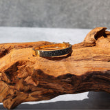 14k Black Diamond Bangle