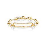 14k Open ID on Gwyneth Chain Bracelet