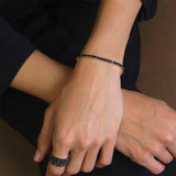 14k Black Diamond Tennis Bracelet