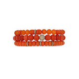 14k Coral Sunset Stack - Orange Mix "One of a Kind"