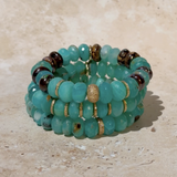 The Jackie Stack - Peruvian & Boulder Opal Bracelets - One of a Kind