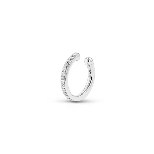 アクセサリー here's ICE EAR CUFF 501 Silver Diamond Ear Cuff – Sheryl Lowe