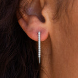 Baby Stick Diamond Earrings