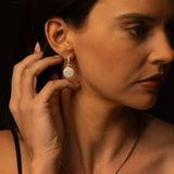 Galets La Côte The Pebbles Diamond Charm Huggie Earrings
