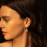 Soleil Diamond Huggie Earrings
